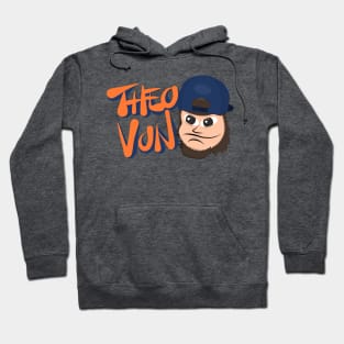 Theo Von For Life - Character Illustration Hoodie